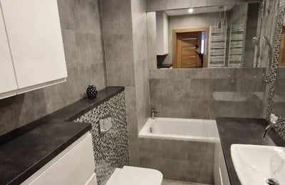 Miete einer gemütlichen 3-Zimmer-Wohnung, 59 m², Psie Pole, Breslau, Polen